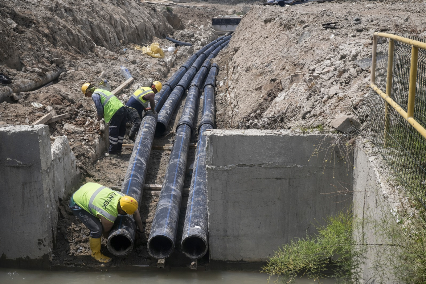 Bakır Cevheri Zenginleştirme Tesisi TSF-1 Kanal Havuzu ve Vana Odası Relokasyon İşleri