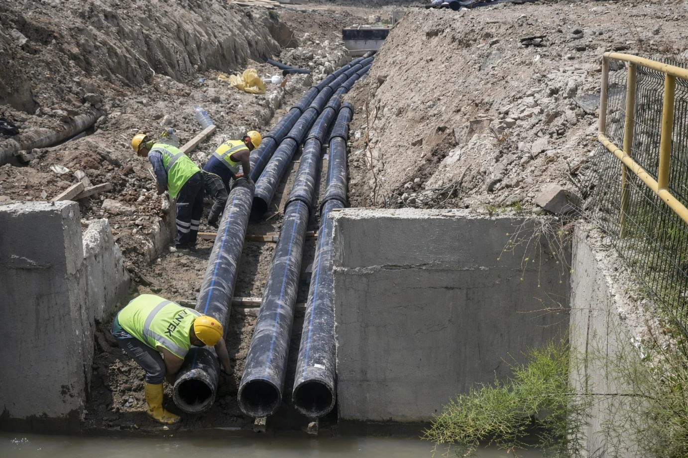 Bakır Cevheri Zenginleştirme Tesisi TSF-1 Kanal Havuzu ve Vana Odası Relokasyon İşleri 