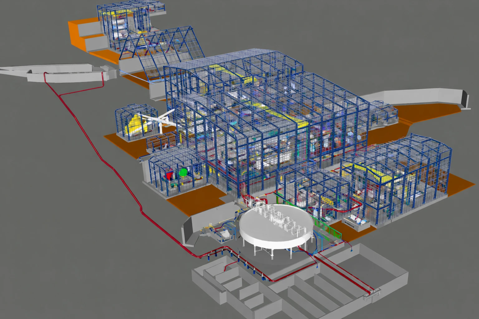 Altın Cevheri Zenginleştirme Tesisi Mühendislik, Borulama Tedariği, İmalat, Yapım ve Devreye Alma İşleri